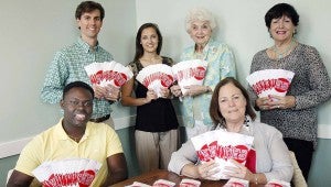 Messenger Photo/Jaine Treadwell Members of the Pike County Chamber’s Cultural Arts Committee published a brochure titled, “Explore the Arts in Pike County.” The brochure will highlight the many cultural arts events available in Pike County. Pictured committee members, seated, Isaiah Scott and Karen Shader. Standing, from left, Rob Drinkard, Savanna Moore, Betty Spann and Kathy Sauer.