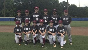 submitted Photo After finishing runner up in the district tournament a week ago, the Troy AAA Rookies are busy preparing for the state tournament which will be in Oxford beginning on july 8.