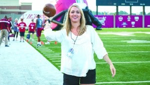 submitted Photo/troy athletics The Troy football program will be hosting the fourth annual Trojan 101 Women’s Clinic on Thursday July 21. Participants will have the opportunity to take a behind the scene look of the program as well as participate in on the field drills. 