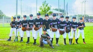 submitted Photo The Troy AAA team finished their run in the district tournament undefeated. Now they get set to head back to Enterprise for the state tournament beginning on June 16.