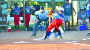 Photo/mike hensley XAfter finishing runner up in the district tournament, the Troy Ponytails have been busy preparing for a deep run at the state tournament. Troy will open up the tournament against Montgomery Gray in Montgomery on Friday July 8. 