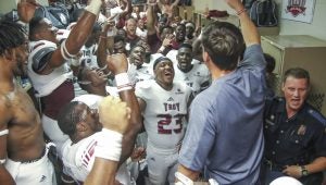 Photo/troy athletics  The Troy Trojans head into conference play with a lot of confidence after completeing the first wave of the non conference schedule with a 2-1 record. The Trojans will begin conferenc play on Saturday when they host New Mexico State at 6 p.m. 