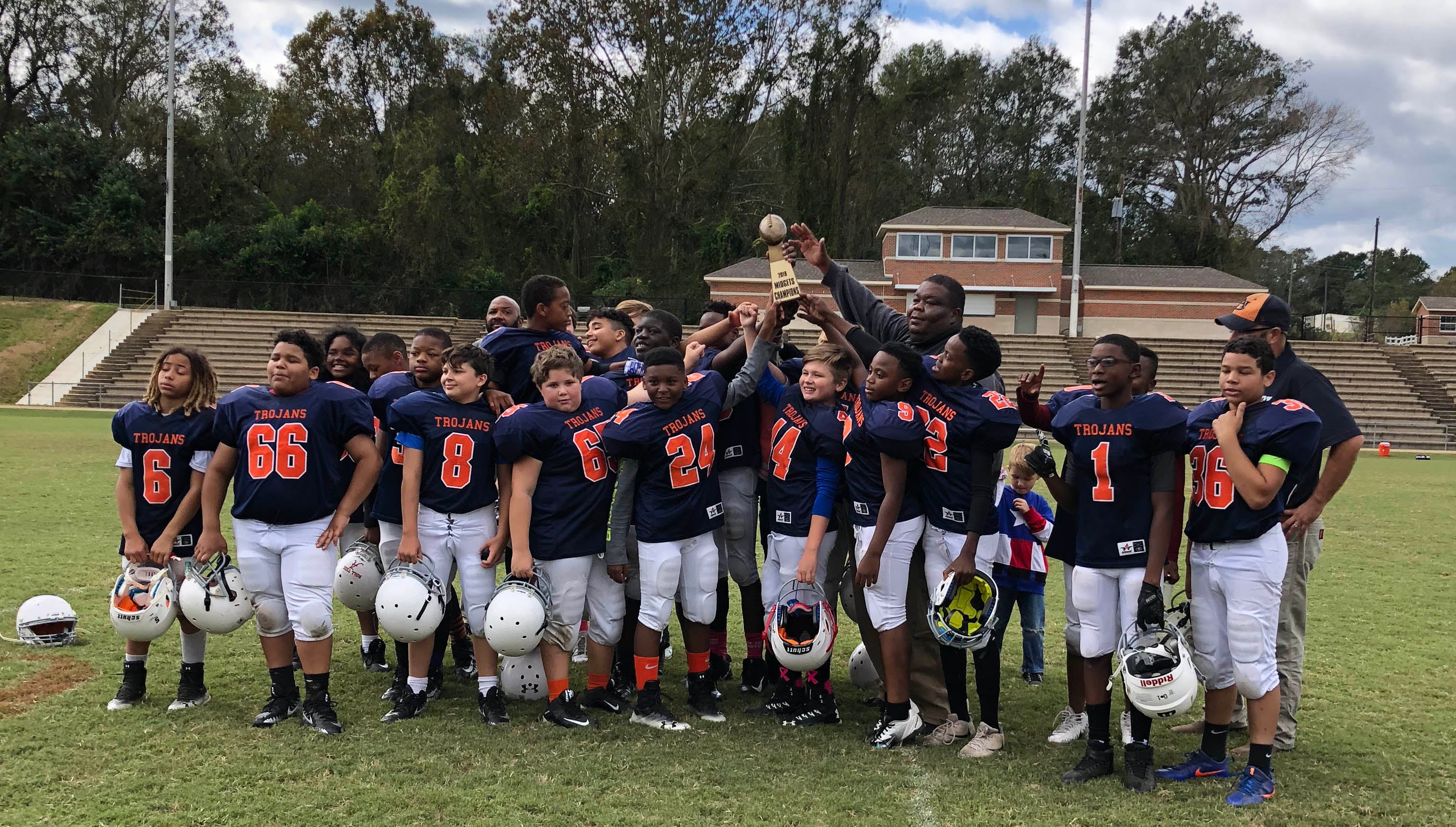 Troy Public Schools - Troy Trojan Football Team Claims First Ever State  Football Championship