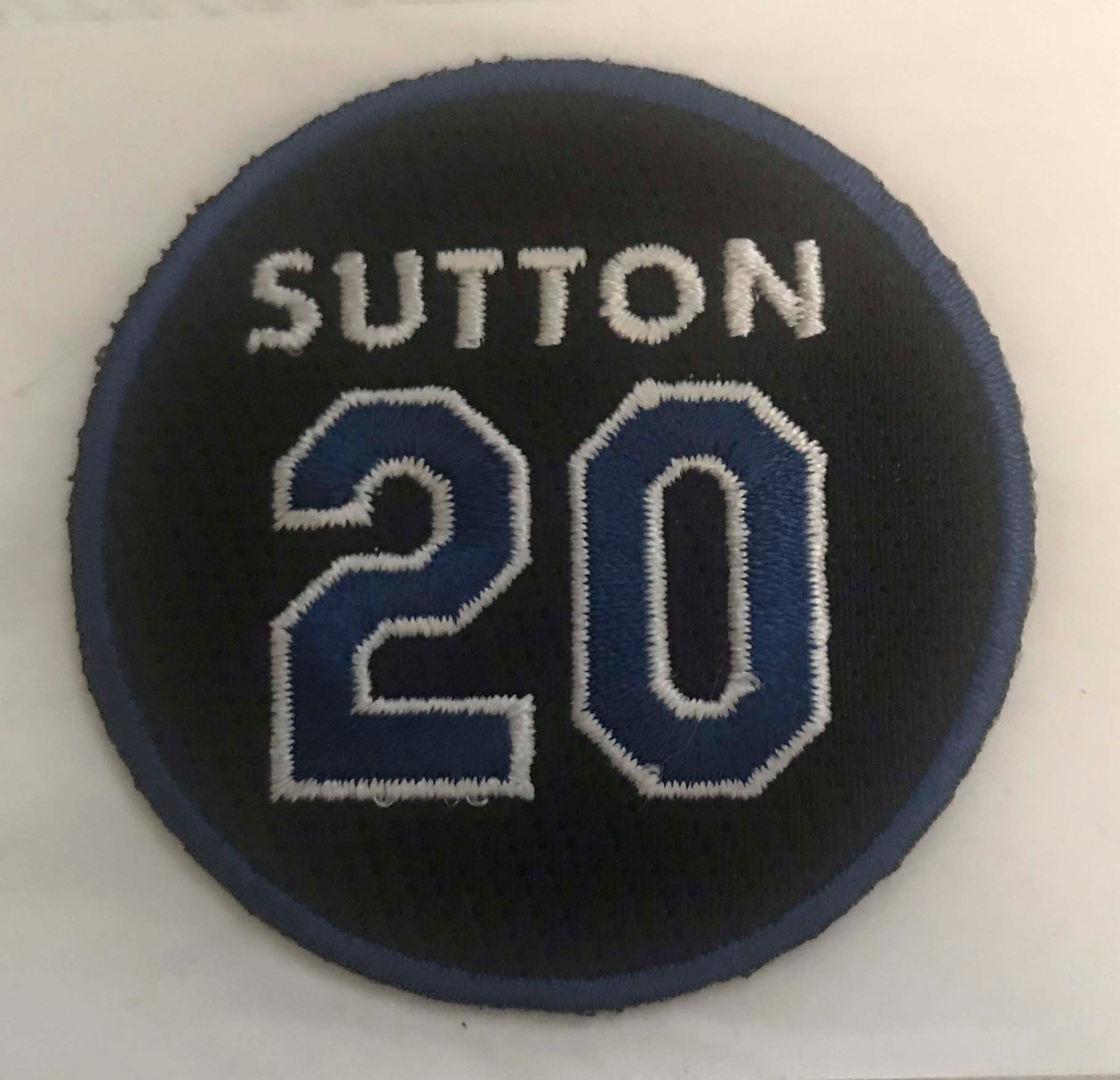 Dodgers Wearing Don Sutton, Tommy Lasorda Jersey Patches