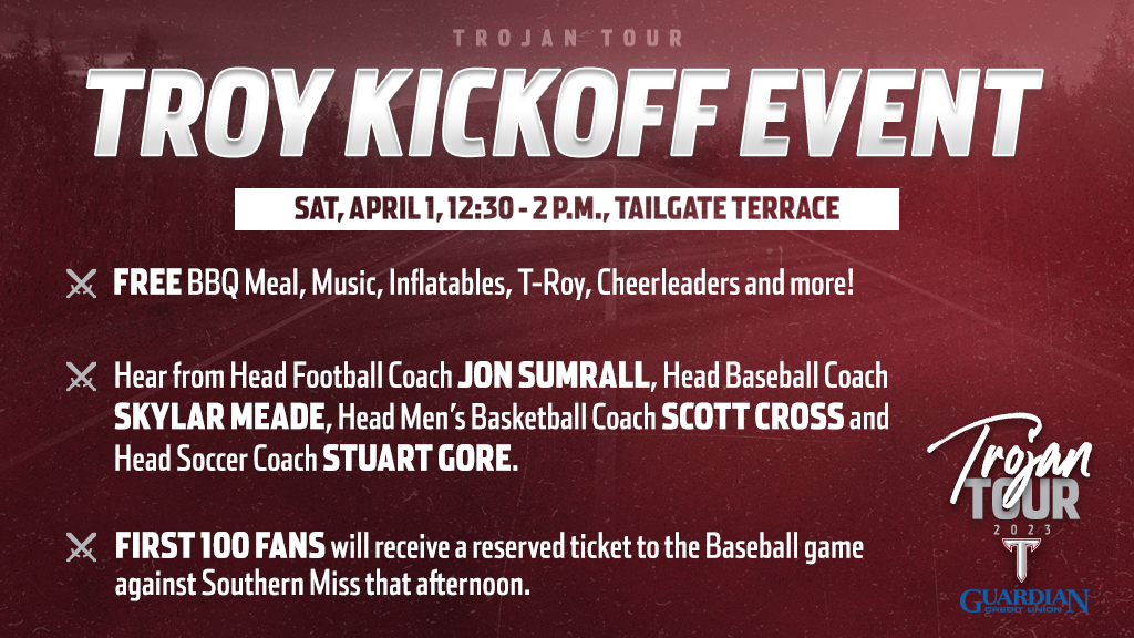 Troy Athletics & Biscuits Team Up for Final Trojan Tour Event of the Year -  Troy University Athletics