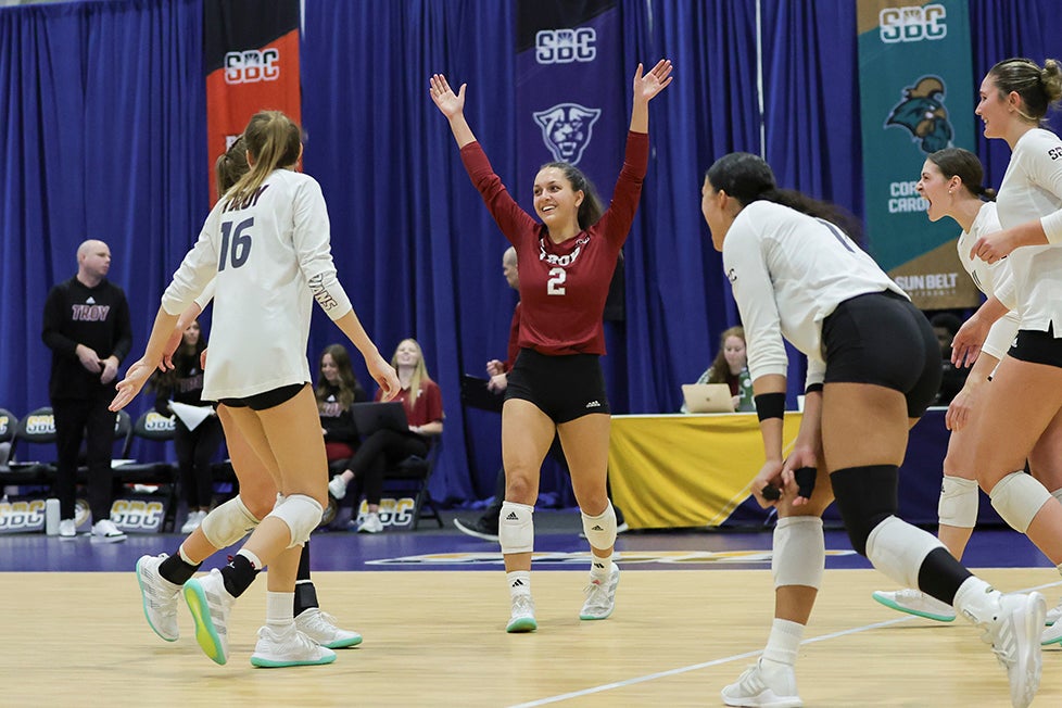 Troy advances to quarterfinals of Sun Belt Volleyball Tournament - The ...