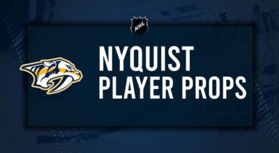 Gustav Nyquist Player Prop Bets for the Predators vs. Bruins Game - October 22