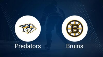 Where to Watch Nashville Predators vs. Boston Bruins on TV or Streaming Live - October 22