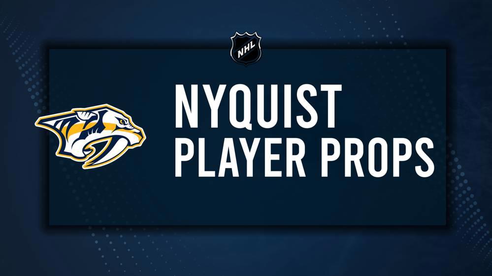 Gustav Nyquist Player Prop Bets for the Predators vs. Avalanche Game - November 2