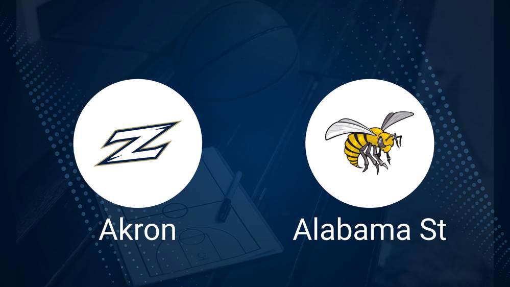 How to Watch Akron vs. Alabama State on TV or Live Stream - November 24