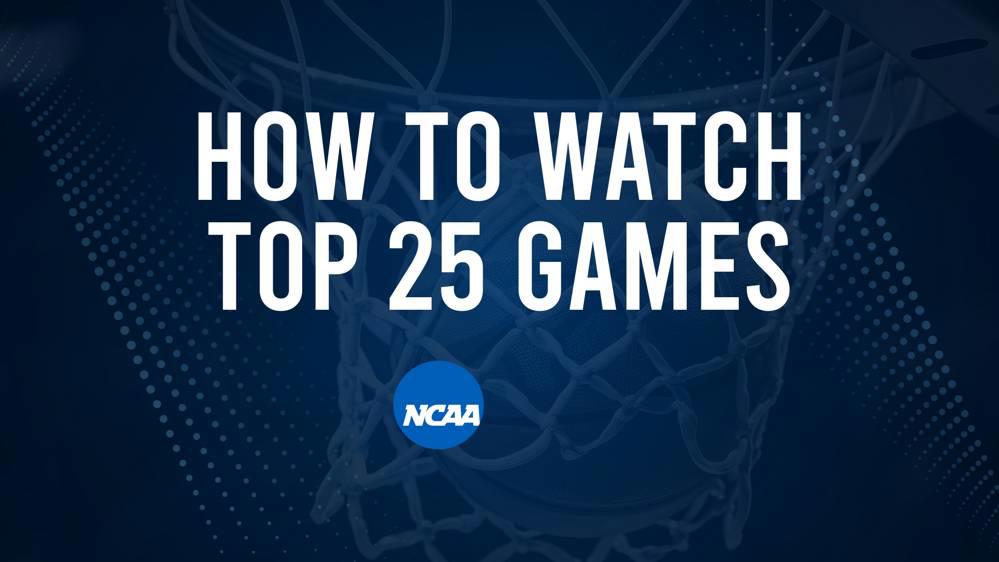 How to Watch Top 25 College Basketball Games - Thursday, November 7