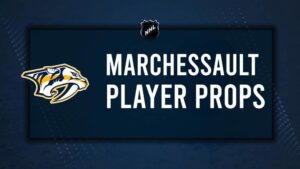 Jonathan Marchessault Player Prop Bets for the Predators vs. Canucks Game - November 17