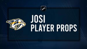 Roman Josi Player Prop Bets for the Predators vs. Canucks Game - November 17