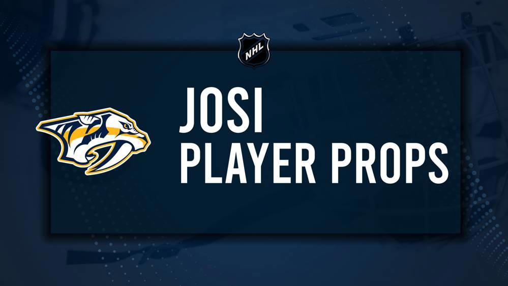 Roman Josi Player Prop Bets for the Predators vs. Kraken Game - November 20