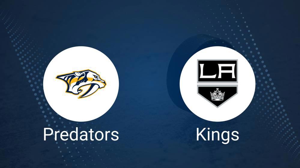 Where to Watch Nashville Predators vs. Los Angeles Kings on TV or Streaming Live - November 4