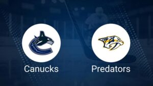 Where to Watch Nashville Predators vs. Vancouver Canucks on TV or Streaming Live - November 17