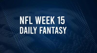 DFS Salaries and Projections for NFL Week 15