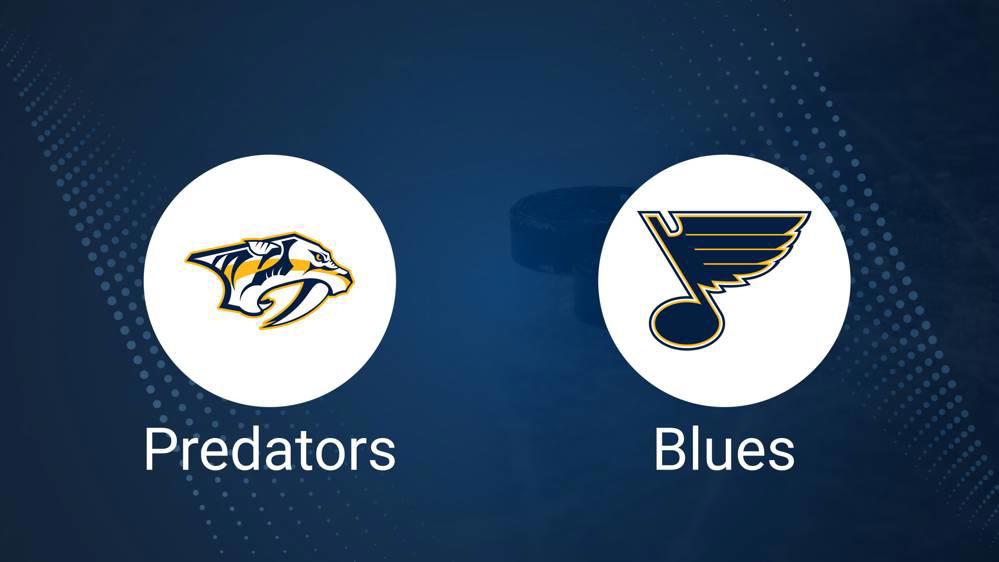 Predators vs. Blues Injury Report Today - December 27