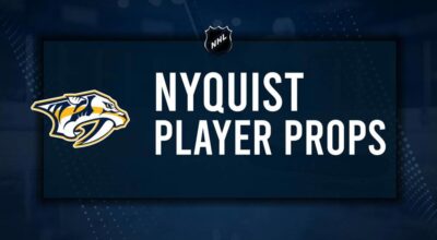 Gustav Nyquist Player Prop Bets for the Predators vs. Capitals Game - January 11